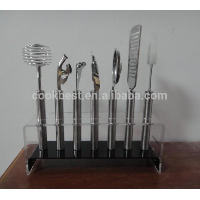 Cookbest kitchenware 8PCS stainless steel kitchenware kitchen utensils kitchen utensil set A-068