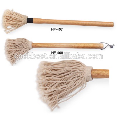 Deluxe wood handle Barbecue Sauce Mop brush