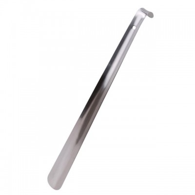 Convenient and practical household necessity metal long shoe horn