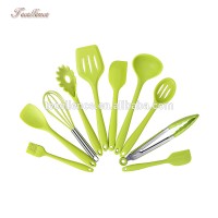 Hot Selling 10 Pieces Silicone Utensil Kitchen Set, Silicon Kitchen Cooking Utensils with Good Price