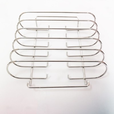 Food grade bigger capacity stainless steel bbq rib rack