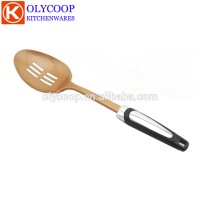 Professional 4pcs Stainless steel golden kitchen cooking utensils